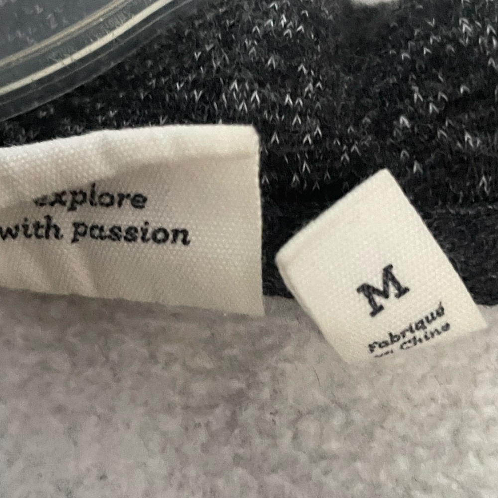 Men's Charcoal Zip-Up Hoodie - Picture 6 of 10